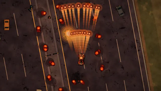 Raider chase on the highway